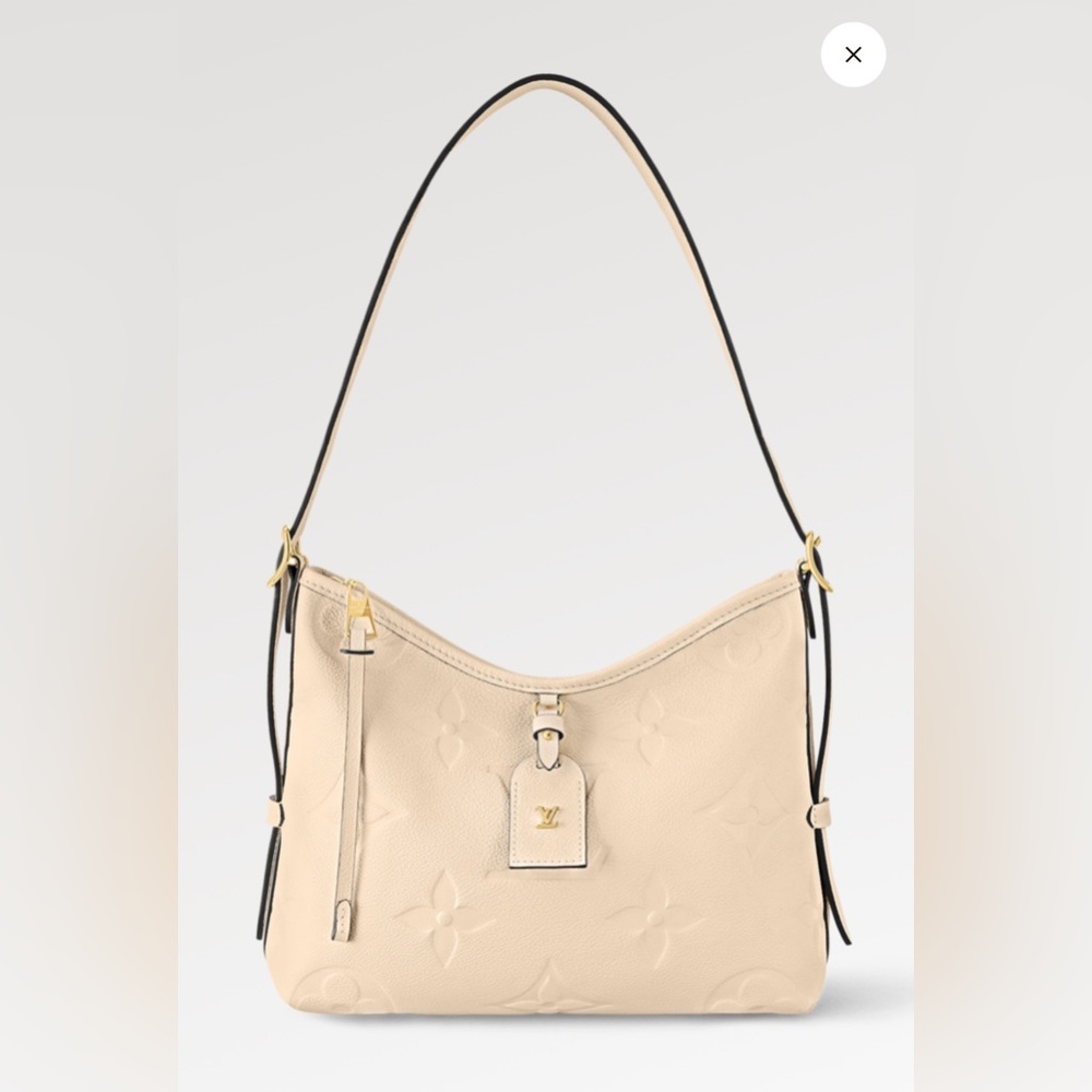 Louis Vuitton CarryAll PM Bag in Ivory